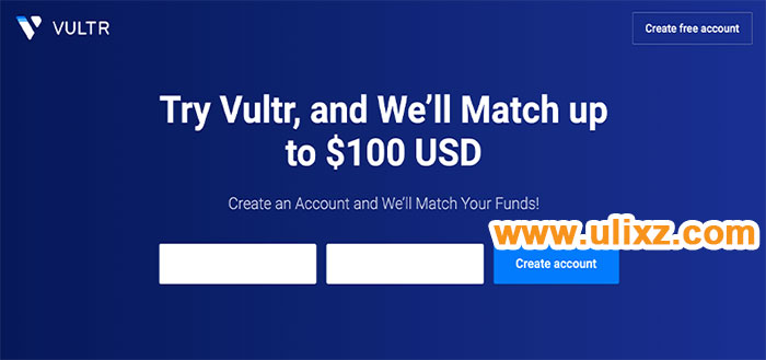 Vultr注册赠送100美元账户余额